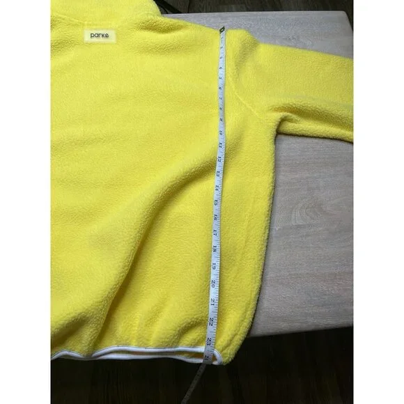 Parke Boat Fleece in Bright Yellow Size S/M - Picture 7 of 7